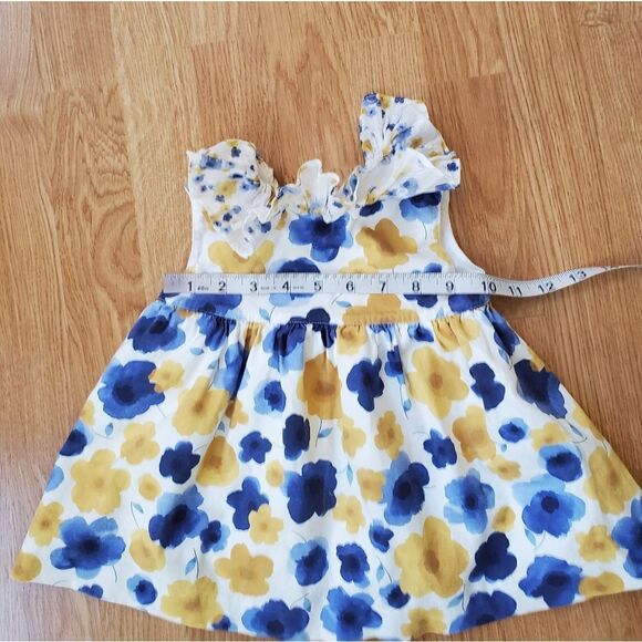PALOMA DE LA O | Girl's Ruffle Collar Floral Dress - [size 24 months] - Picture 8 of 8